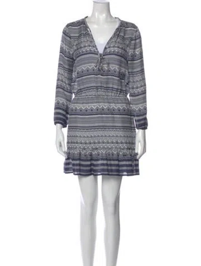 Pre-owned Veronica Beard Silk Mini Dress In Multi
