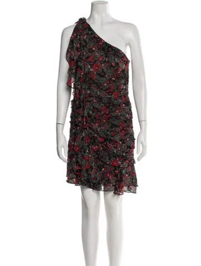 Pre-owned Veronica Beard Silk Mini Dress In Multi