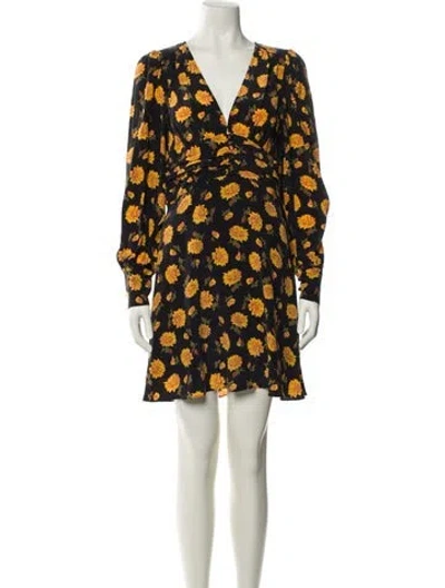 Pre-owned Veronica Beard Silk Mini Dress In Multi