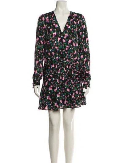 Pre-owned Veronica Beard Silk Mini Dress In Multi
