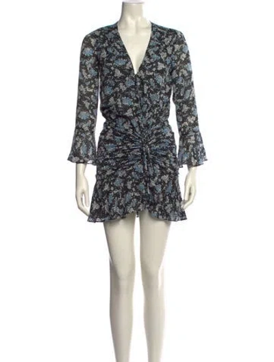 Pre-owned Veronica Beard Silk Mini Dress In Multi