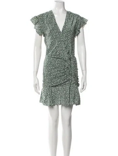Pre-owned Veronica Beard Silk Mini Dress In Multi