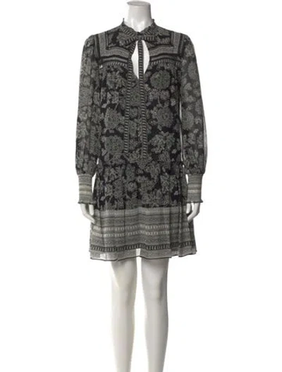 Pre-owned Veronica Beard Silk Mini Dress In Multi