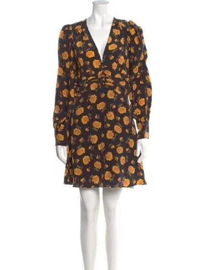 Pre-owned Veronica Beard Silk Mini Dress In Multi