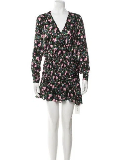 Pre-owned Veronica Beard Silk Mini Dress In Multi
