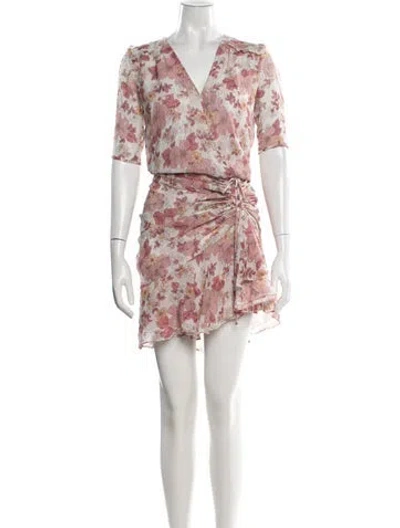 Pre-owned Veronica Beard Silk Mini Dress In Multi