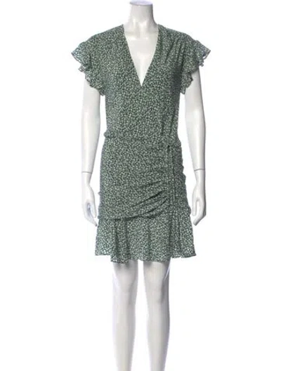 Pre-owned Veronica Beard Silk Mini Dress In Multi