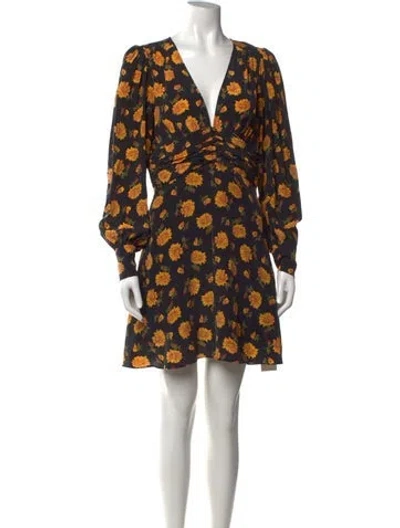 Pre-owned Veronica Beard Silk Mini Dress In Multi