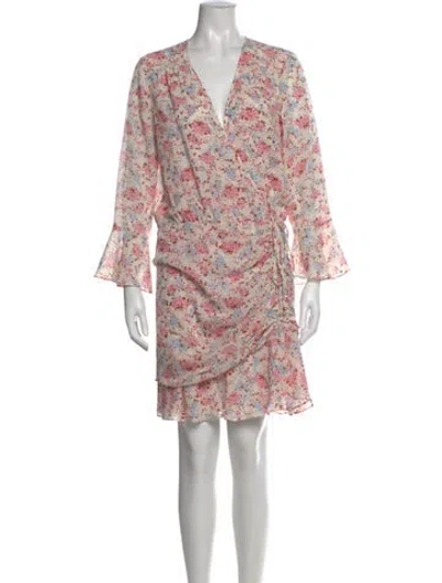 Pre-owned Veronica Beard Silk Mini Dress In Pink