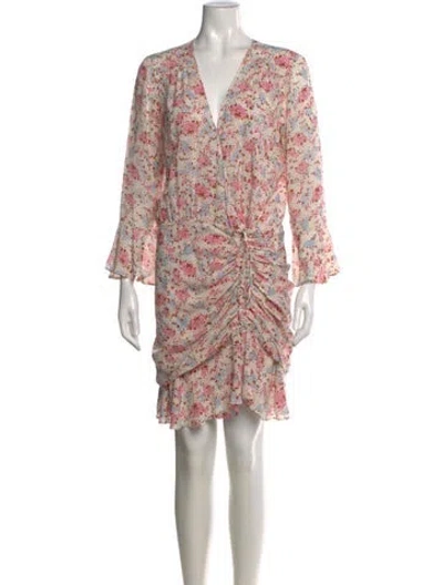 Pre-owned Veronica Beard Silk Mini Dress In Pink