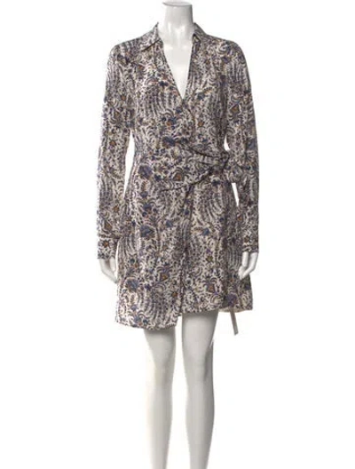 Pre-owned Veronica Beard Silk Mini Dress W/ Tags