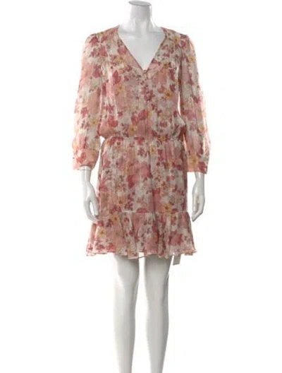 Pre-owned Veronica Beard Silk Mini Dress In White