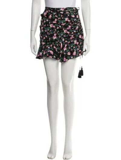 Pre-owned Veronica Beard Silk Mini Skirt In Multi