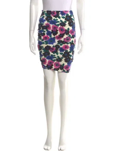 Pre-owned Veronica Beard Silk Mini Skirt In Neutral