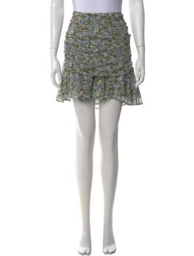 Pre-owned Veronica Beard Silk Mini Skirt W/ Tags
