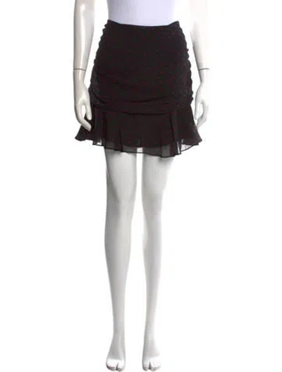 Pre-owned Veronica Beard Silk Mini Skirt W/ Tags In Black