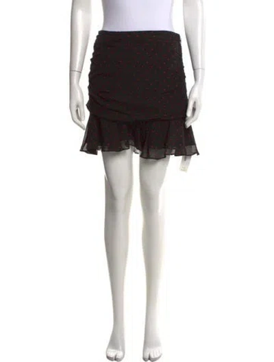 Pre-owned Veronica Beard Silk Mini Skirt W/ Tags In Black