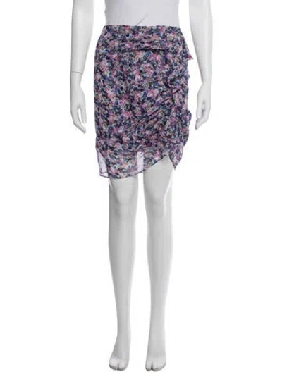 Pre-owned Veronica Beard Silk Mini Skirt W/ Tags In Multi