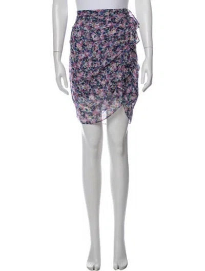 Pre-owned Veronica Beard Silk Mini Skirt In White