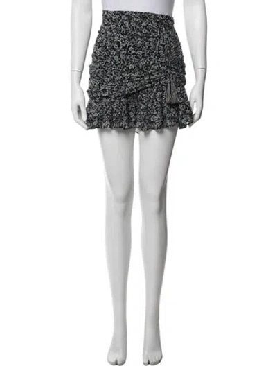Pre-owned Veronica Beard Silk Mini Skirt In White