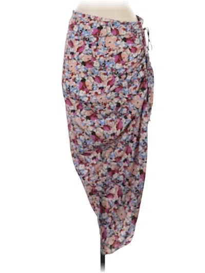 Pre-owned Veronica Beard Silk Skirt In Purple