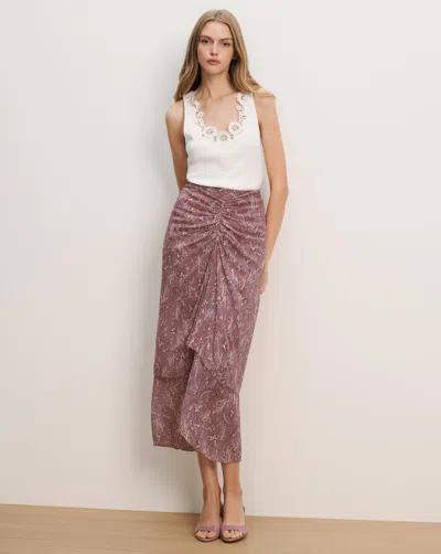 Veronica Beard Sira Floral Midi Skirt