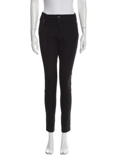 Pre-owned Veronica Beard Skinny Leg Pants In Black