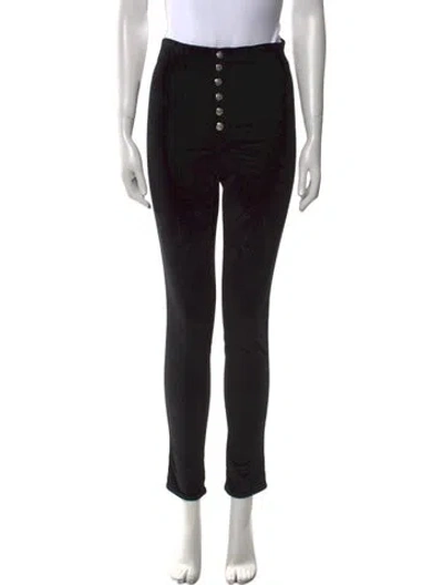 Pre-owned Veronica Beard Skinny Leg Pants In Black