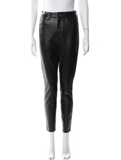 Pre-owned Veronica Beard Skinny Leg Pants In Black