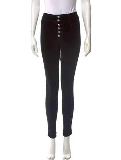 Pre-owned Veronica Beard Skinny Leg Pants In Black