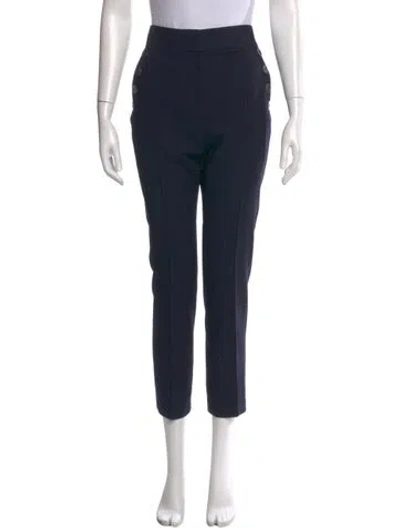 Pre-owned Veronica Beard Skinny Leg Pants In Black