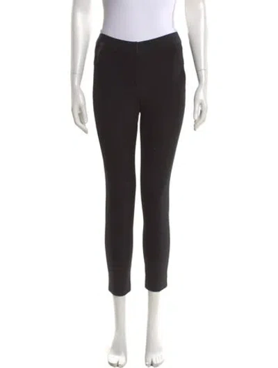 Pre-owned Veronica Beard Skinny Leg Pants In Black