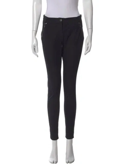 Pre-owned Veronica Beard Skinny Leg Pants In Black