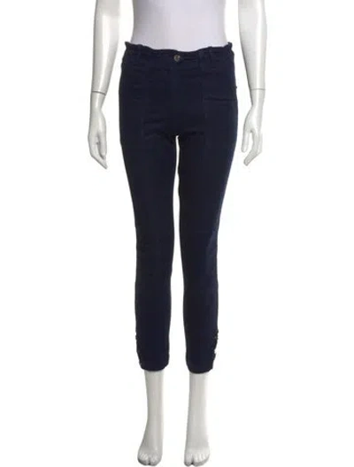Pre-owned Veronica Beard Skinny Leg Pants In Black