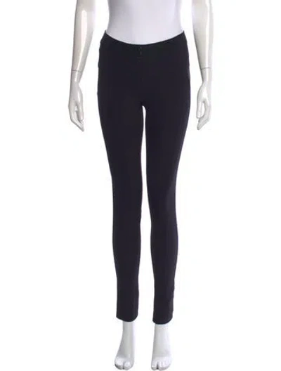 Pre-owned Veronica Beard Skinny Leg Pants In Black/blue