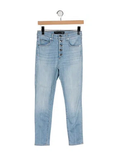 Pre-owned Veronica Beard Skinny Leg Pants In Blue