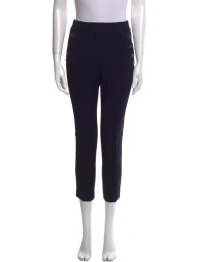 Pre-owned Veronica Beard Skinny Leg Pants In Blue