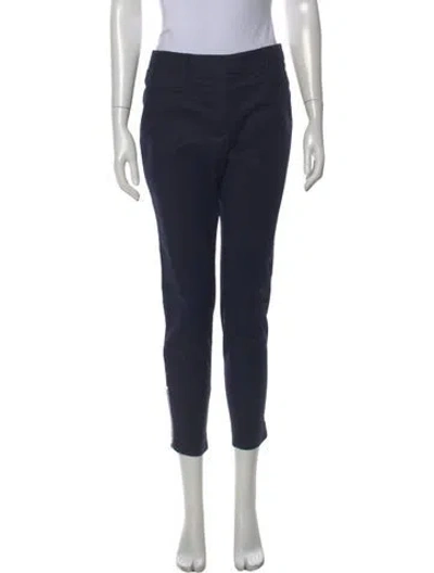 Pre-owned Veronica Beard Skinny Leg Pants In Blue