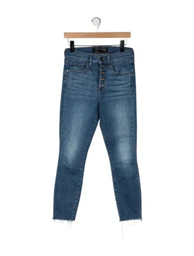 Pre-owned Veronica Beard Skinny Leg Pants In Blue