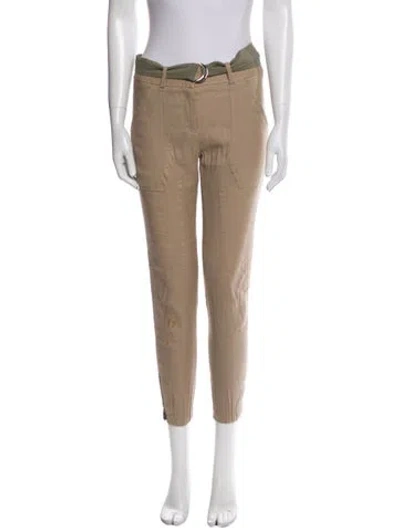 Pre-owned Veronica Beard Skinny Leg Pants In Brown