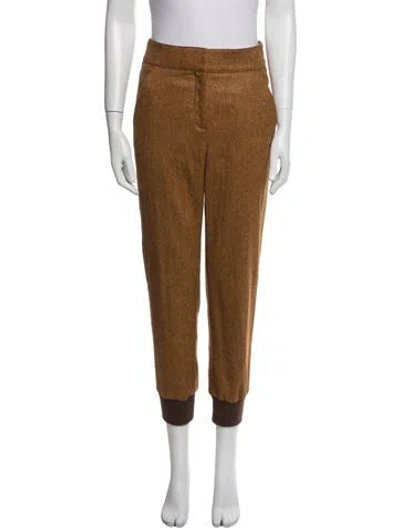 Pre-owned Veronica Beard Skinny Leg Pants In Brown