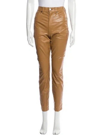 Pre-owned Veronica Beard Skinny Leg Pants In Brown