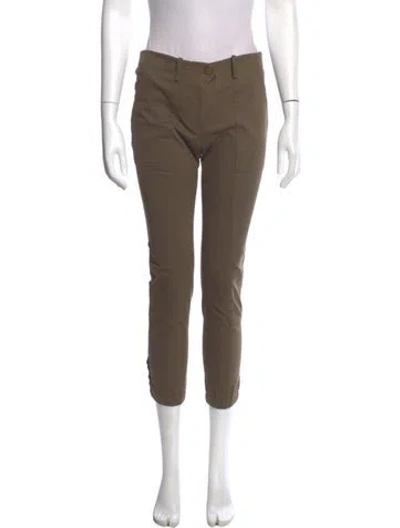 Pre-owned Veronica Beard Skinny Leg Pants In Brown