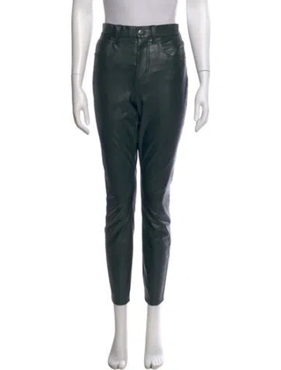 Pre-owned Veronica Beard Skinny Leg Pants In Green