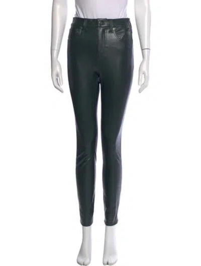 Pre-owned Veronica Beard Skinny Leg Pants In Green
