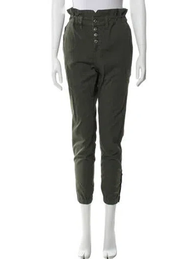 Pre-owned Veronica Beard Skinny Leg Pants In Green