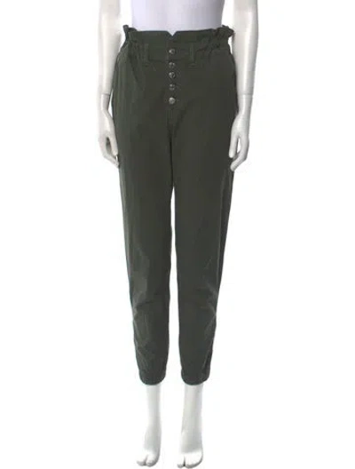Pre-owned Veronica Beard Skinny Leg Pants In Green