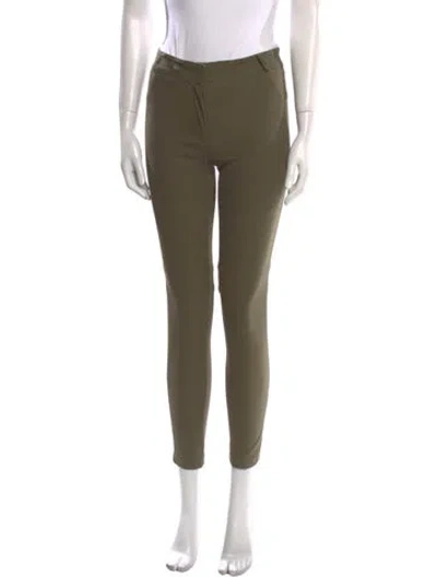 Pre-owned Veronica Beard Skinny Leg Pants In Green