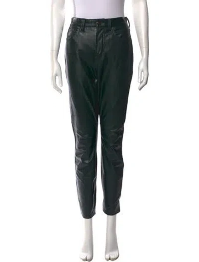 Pre-owned Veronica Beard Skinny Leg Pants In Green
