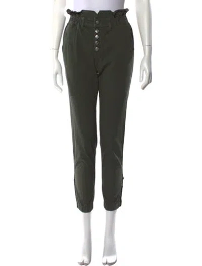 Pre-owned Veronica Beard Skinny Leg Pants In Green